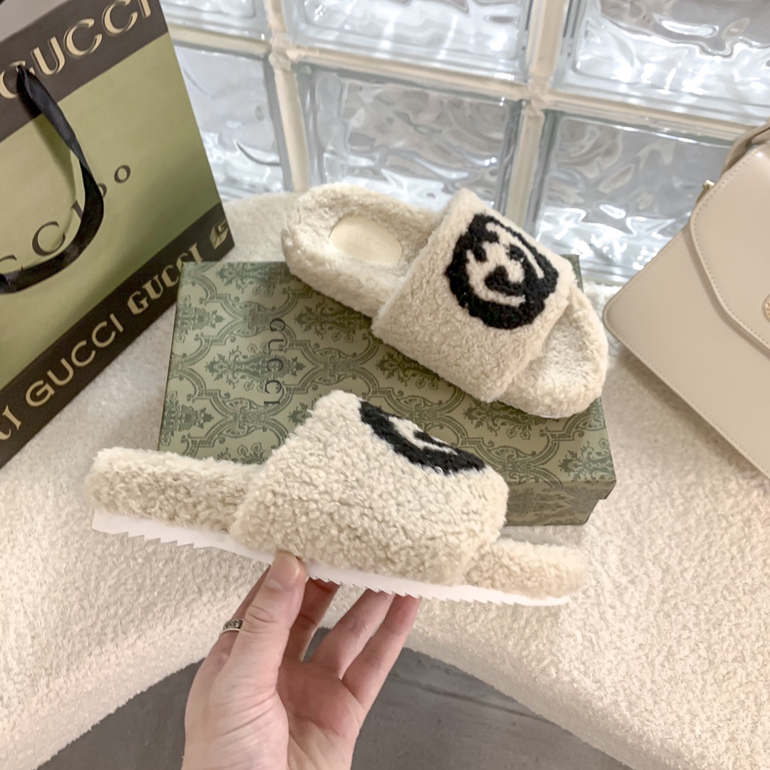 G style winter wool slippers-Luxeon