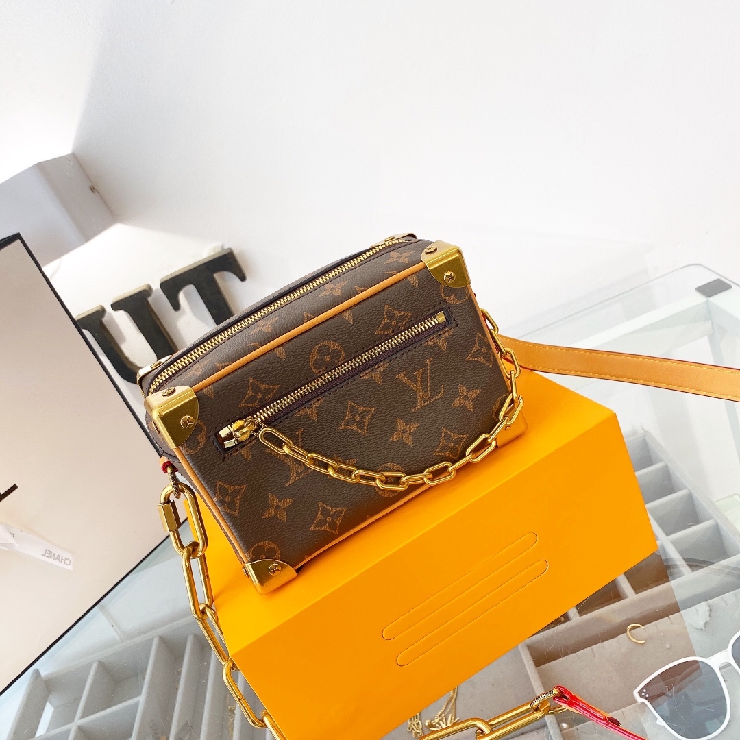 L style bag Trunk Small Box Chain Bags-Luxeon
