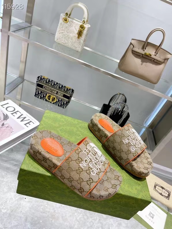 G style pop jacquard summer flat slippers-Luxeon