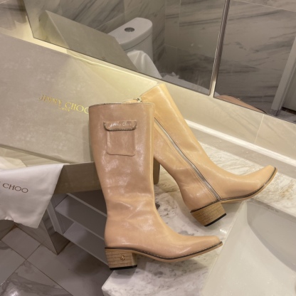 Jimmy Choo new autumn winter zipper knee & ankle boots-Luxeon