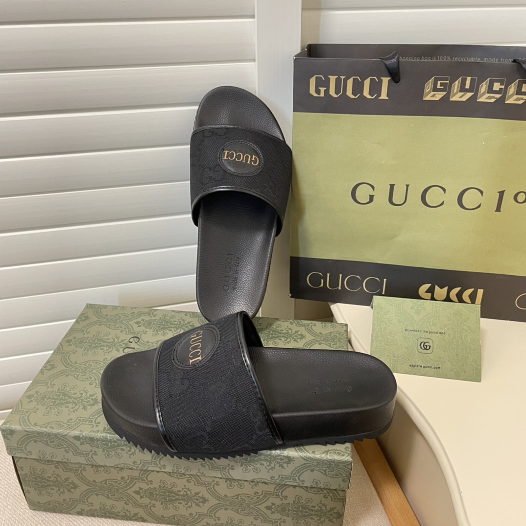 G style couple thick sole sandals-Luxeon