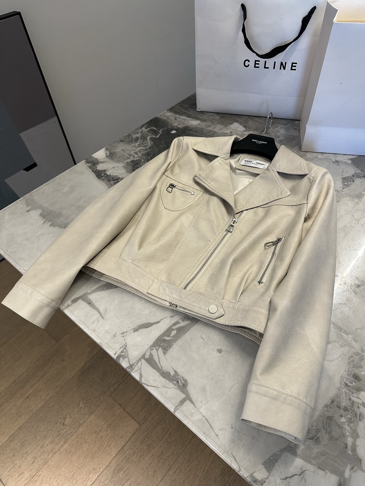 leather trench coat