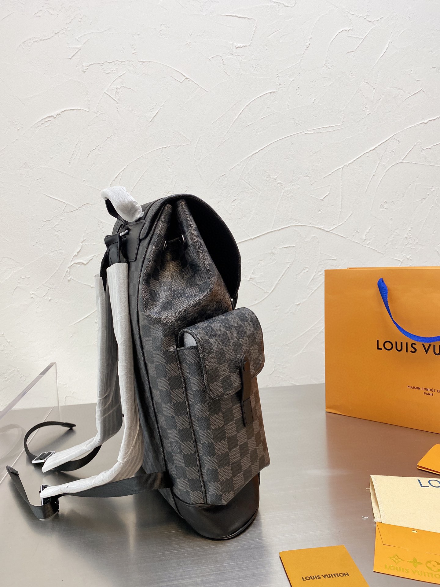 L style bag Backpack For Unisex-Luxeon