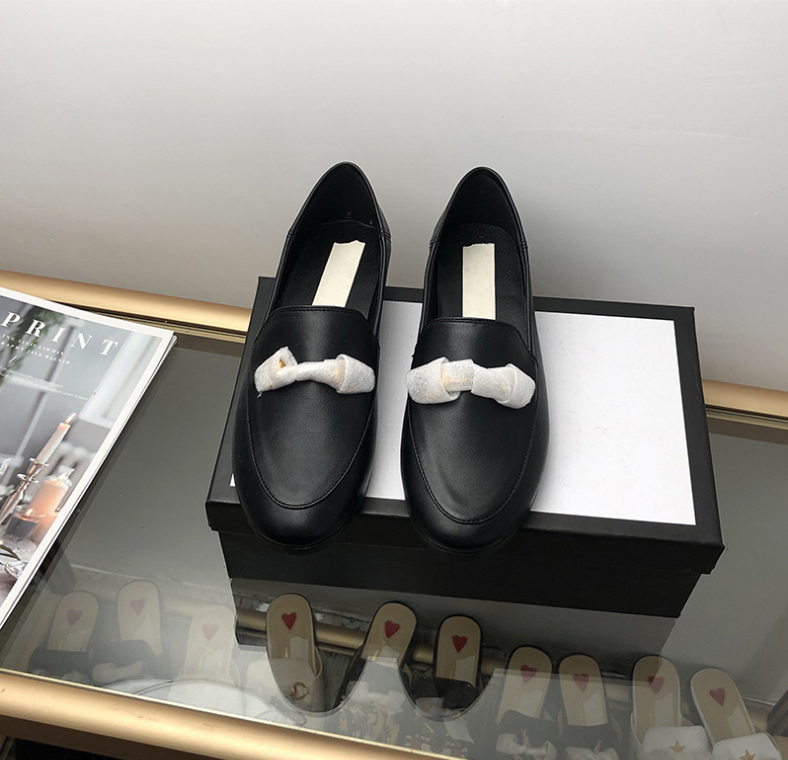 G style Women Flat Genuine Leather Loafers-Luxeon