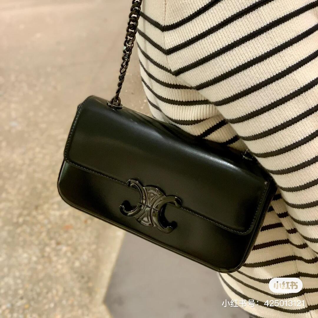 Celin Arc de Triomphe Chain Underarm Bag-Luxeon