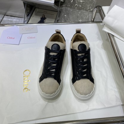 Chloe autumn new canvas flats casual shoes-Luxeon