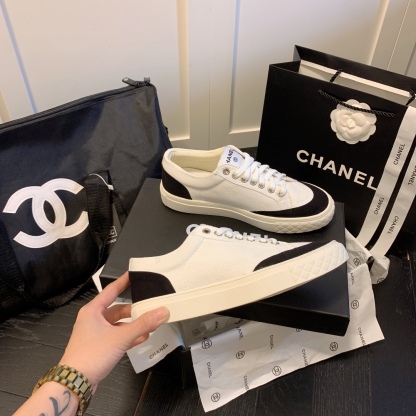 C style Vintage retro sneakers casual shoes-Luxeon