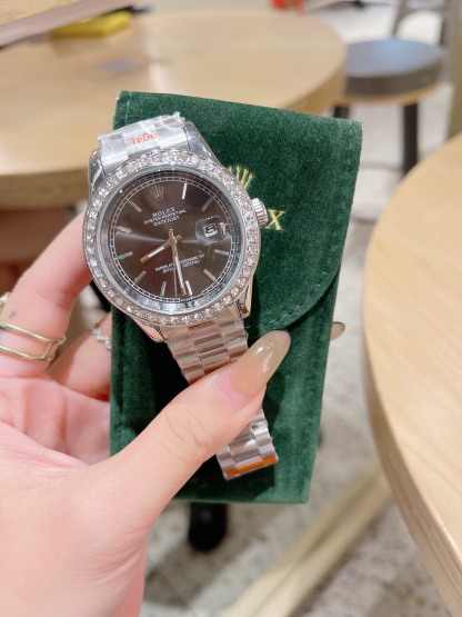 Rolex Watch Men 316 Fine Steel Diamond Shell-Luxeon