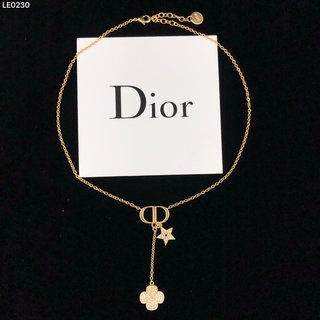 D style Classic Rhinestone Chain Necklace-Luxeon