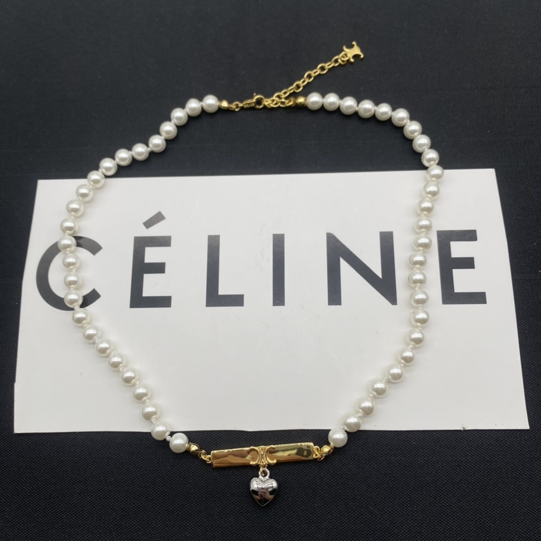 C style Pearl Necklace-Luxeon