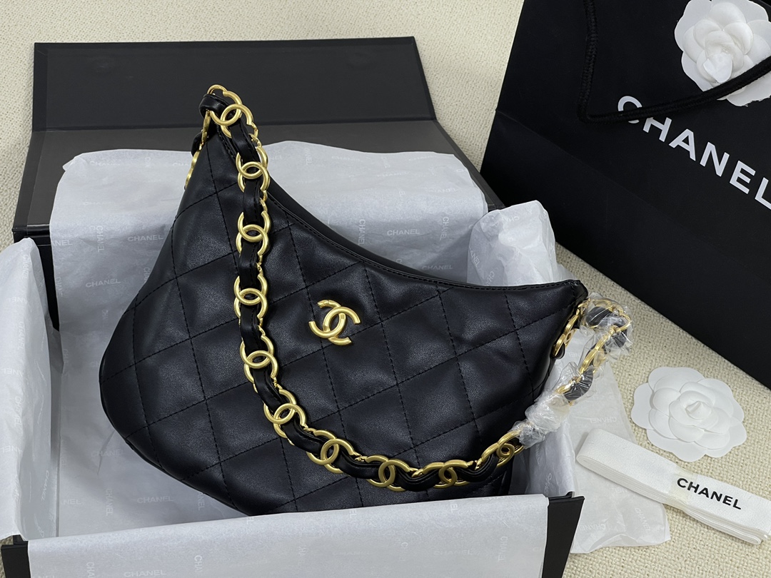 C style hobo vintage handbag-Luxeon