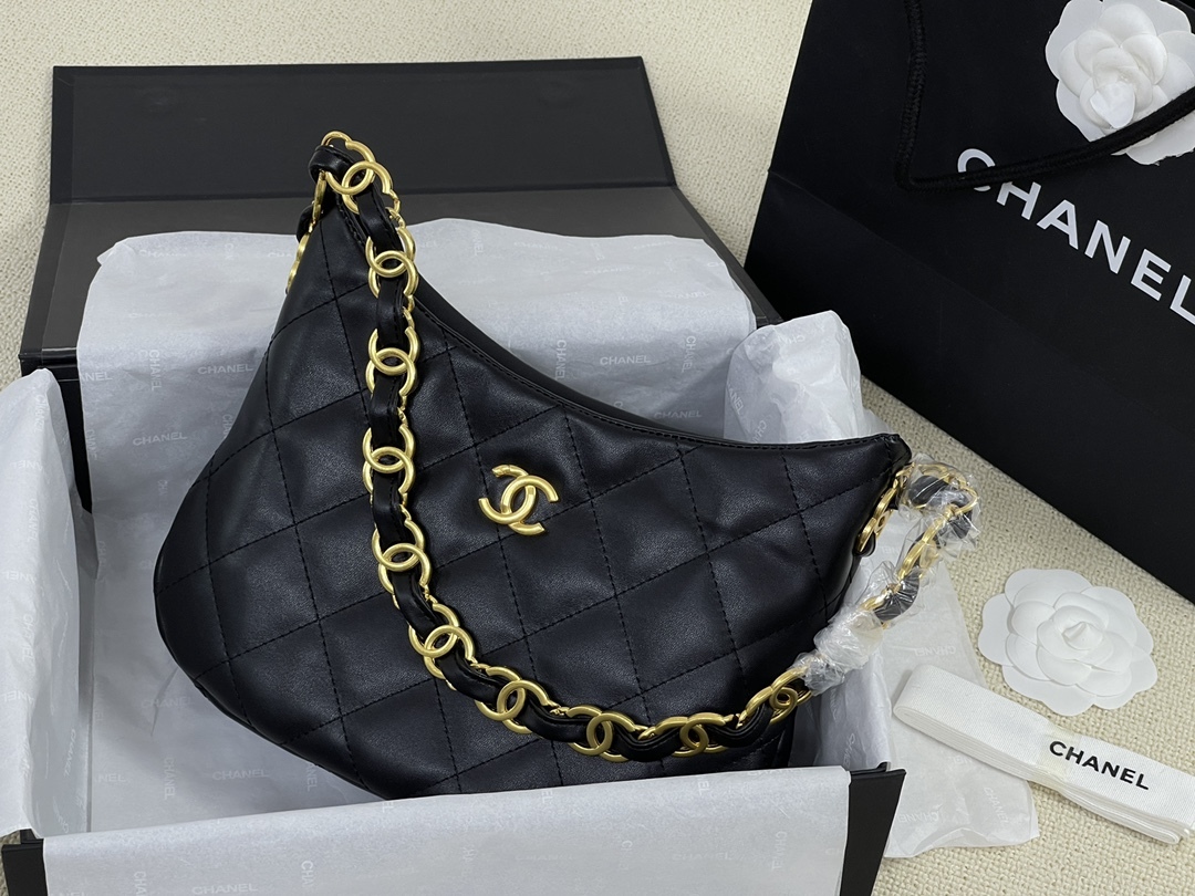 C style hobo vintage handbag-Luxeon