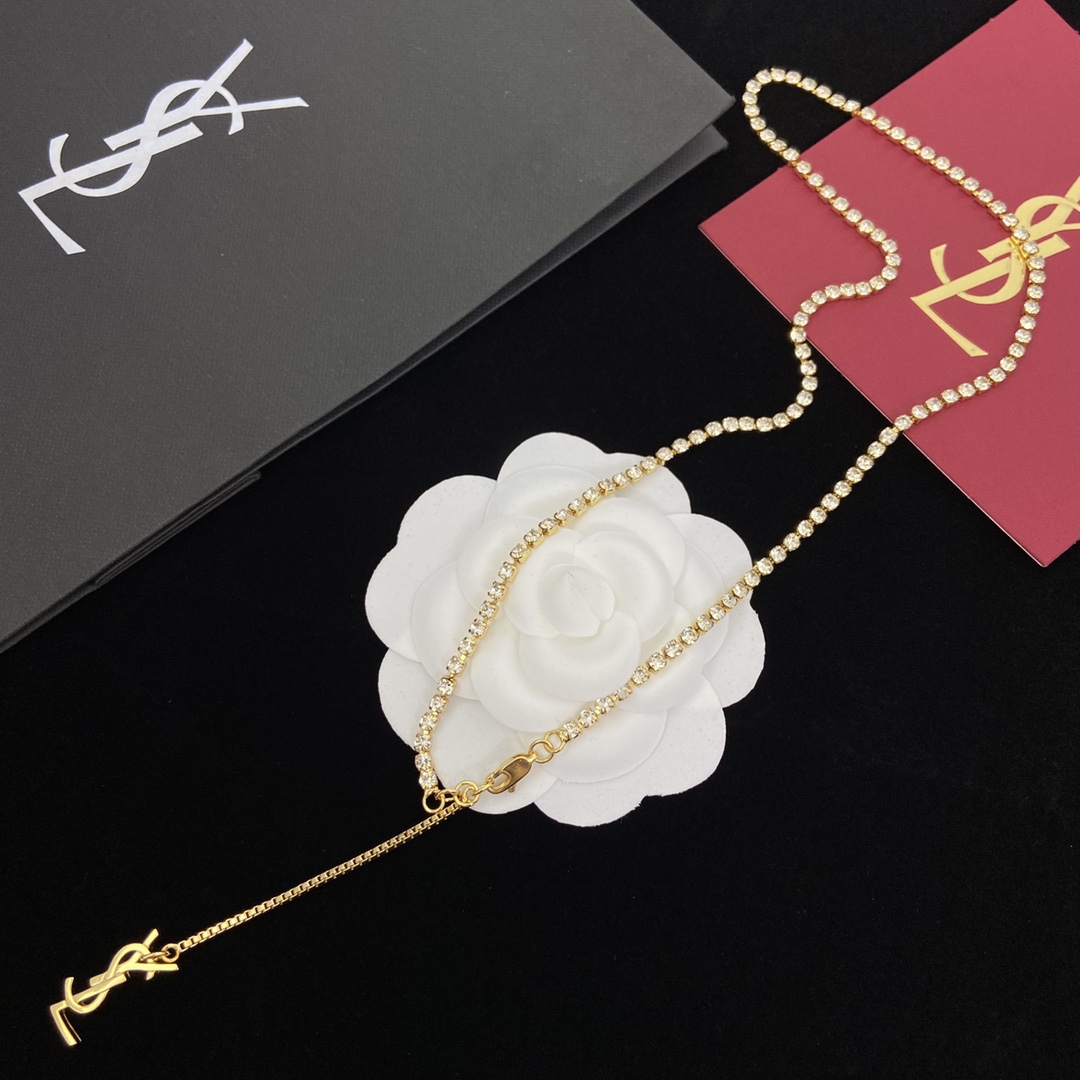 Saint Laurent new star necklace-Luxeon