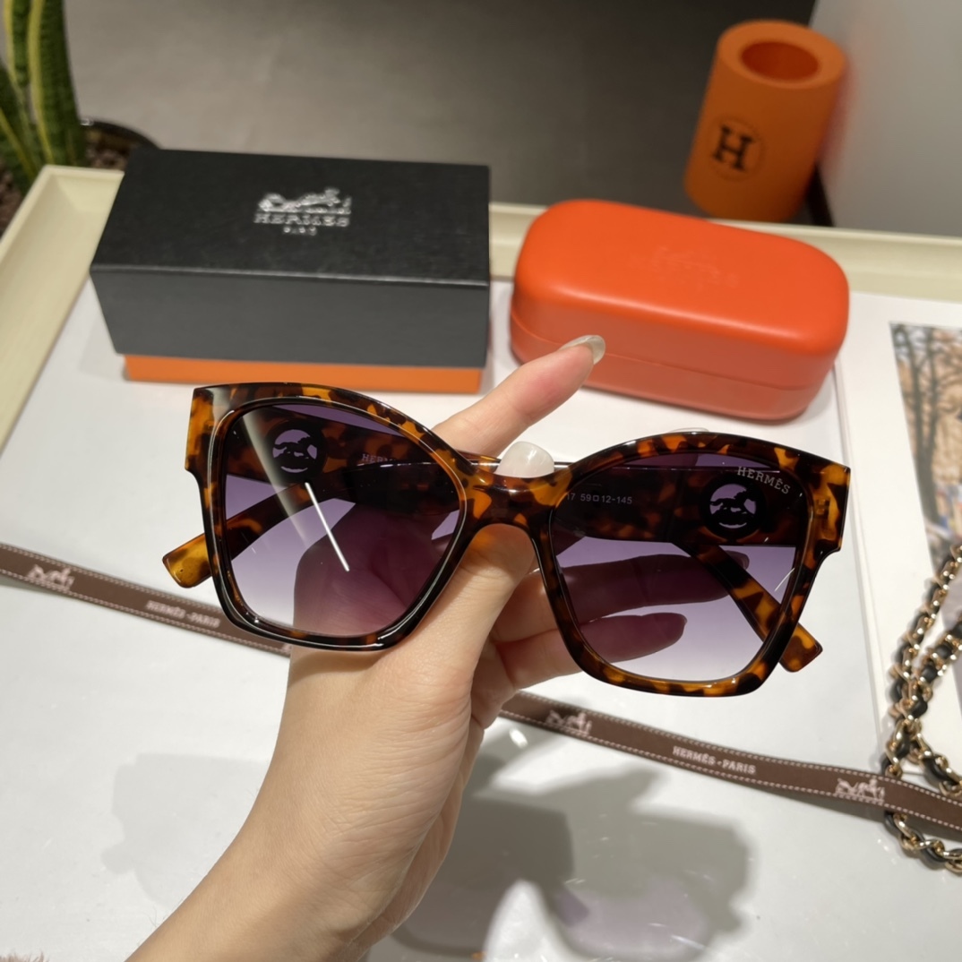 H style Fashion Casual Sunglasses-Luxeon