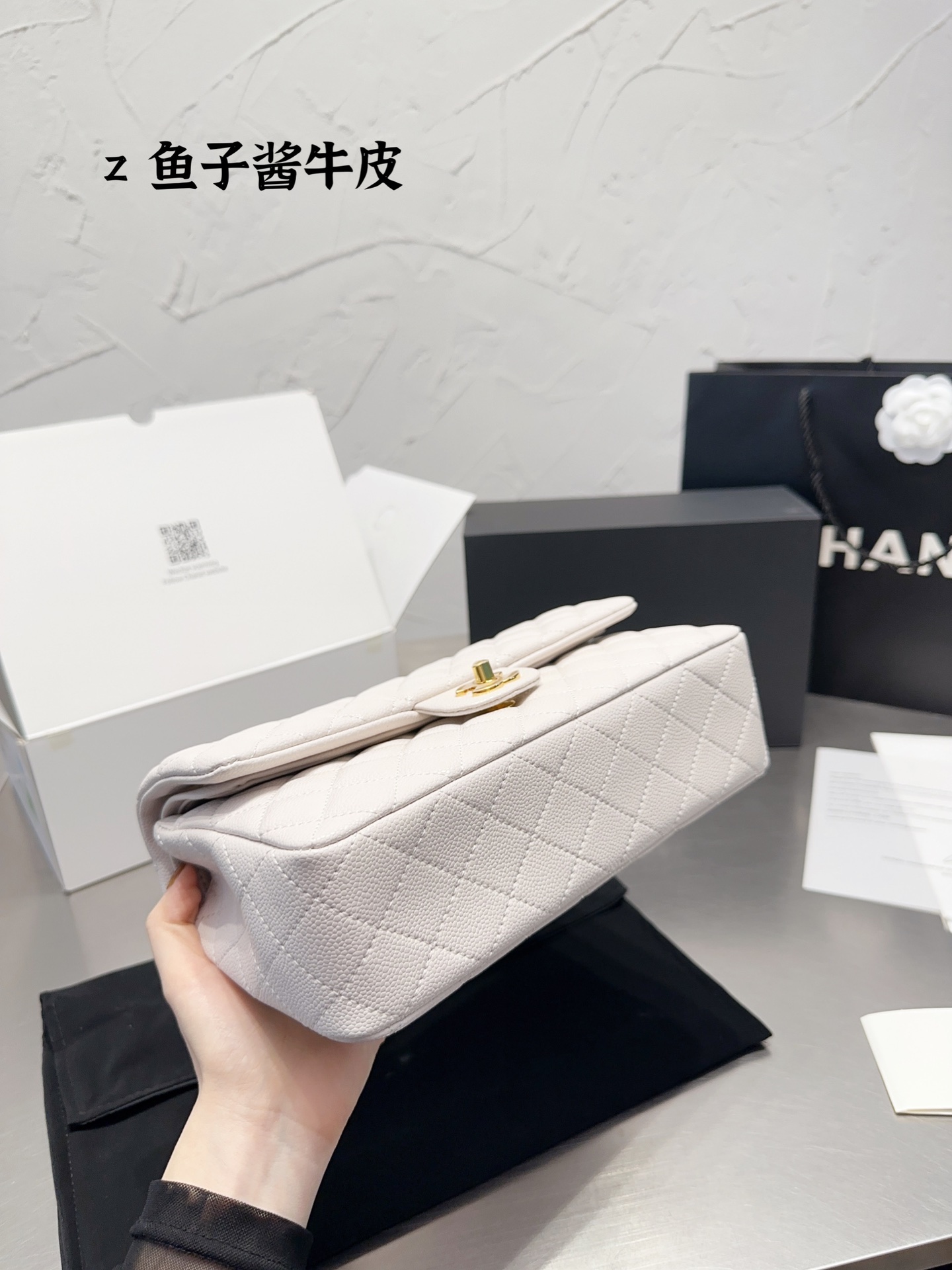 C style Cf flap handbags-Luxeon