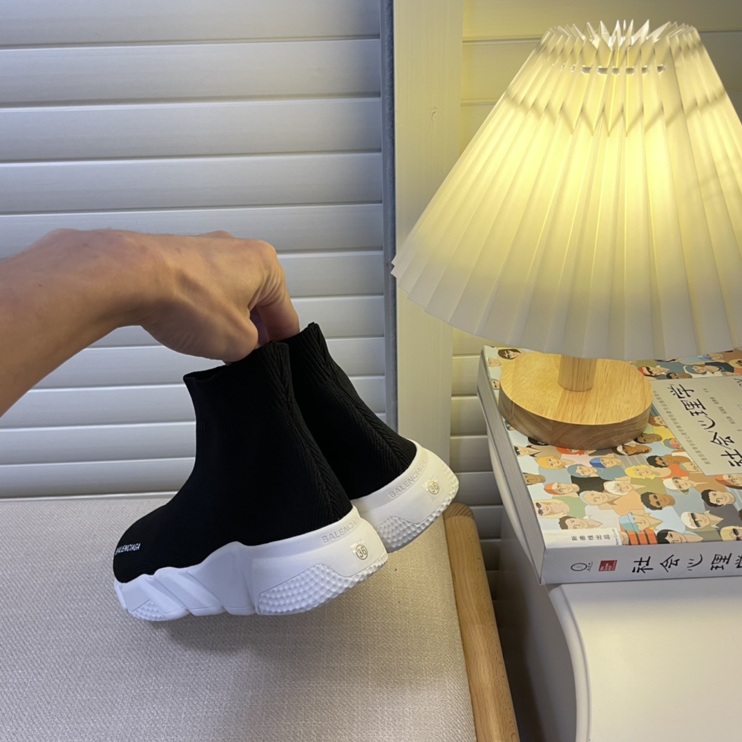 women knitted sock boots-Luxeon