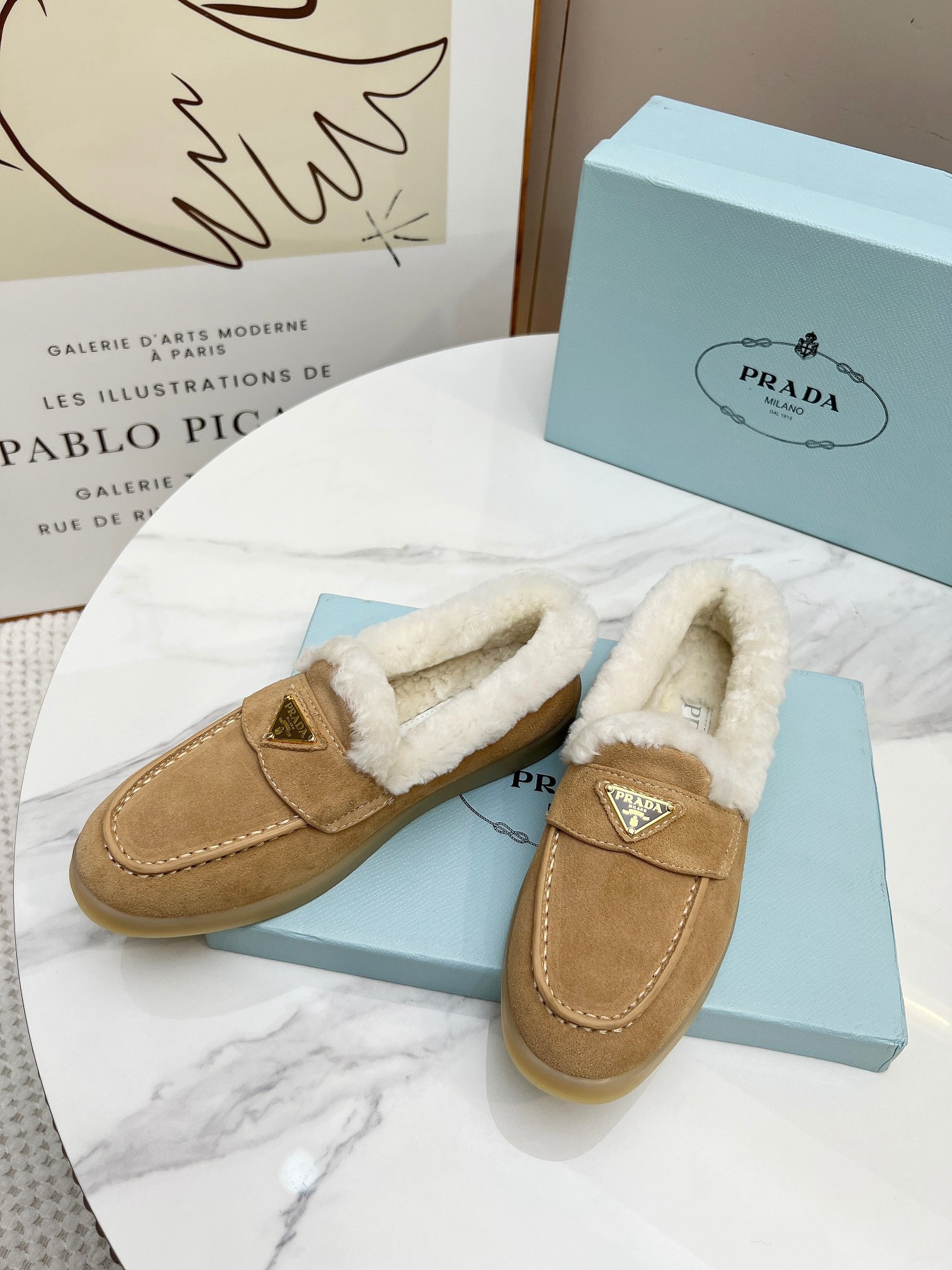 Shearling Loafers 35-42