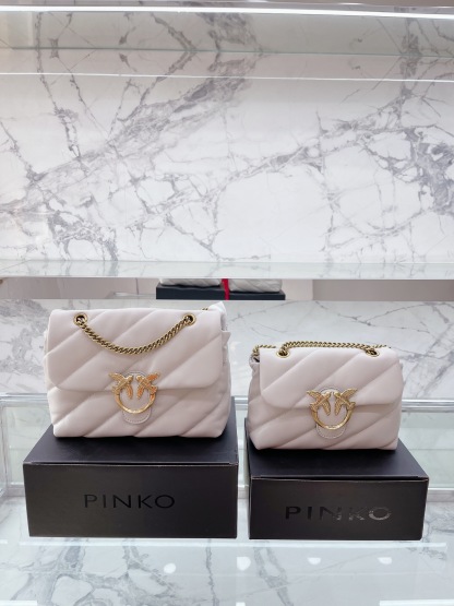 Pinko Puff Handbags Pillow Bag-Luxeon