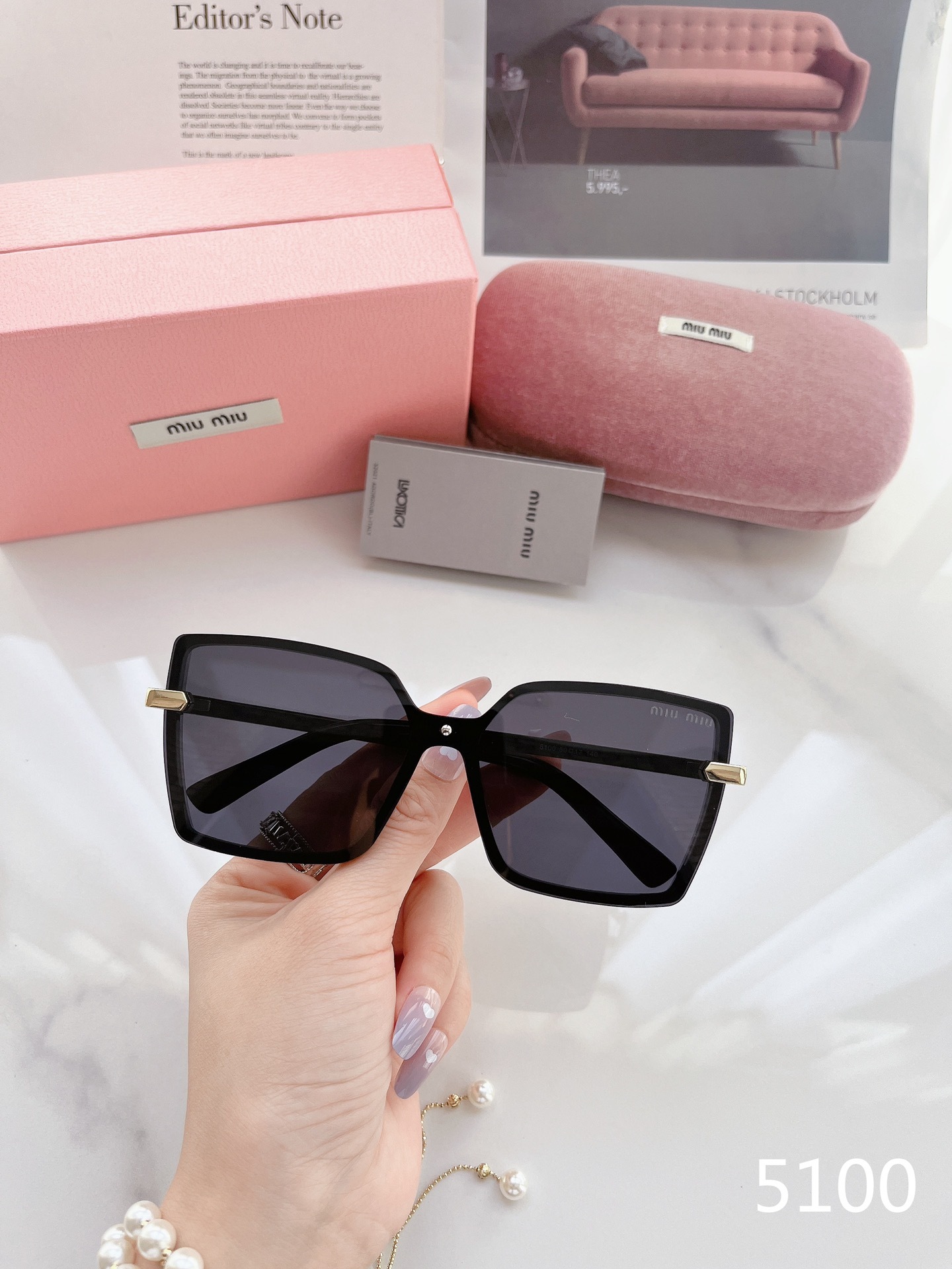 Miu Women Polarized Sunglasses-Luxeon