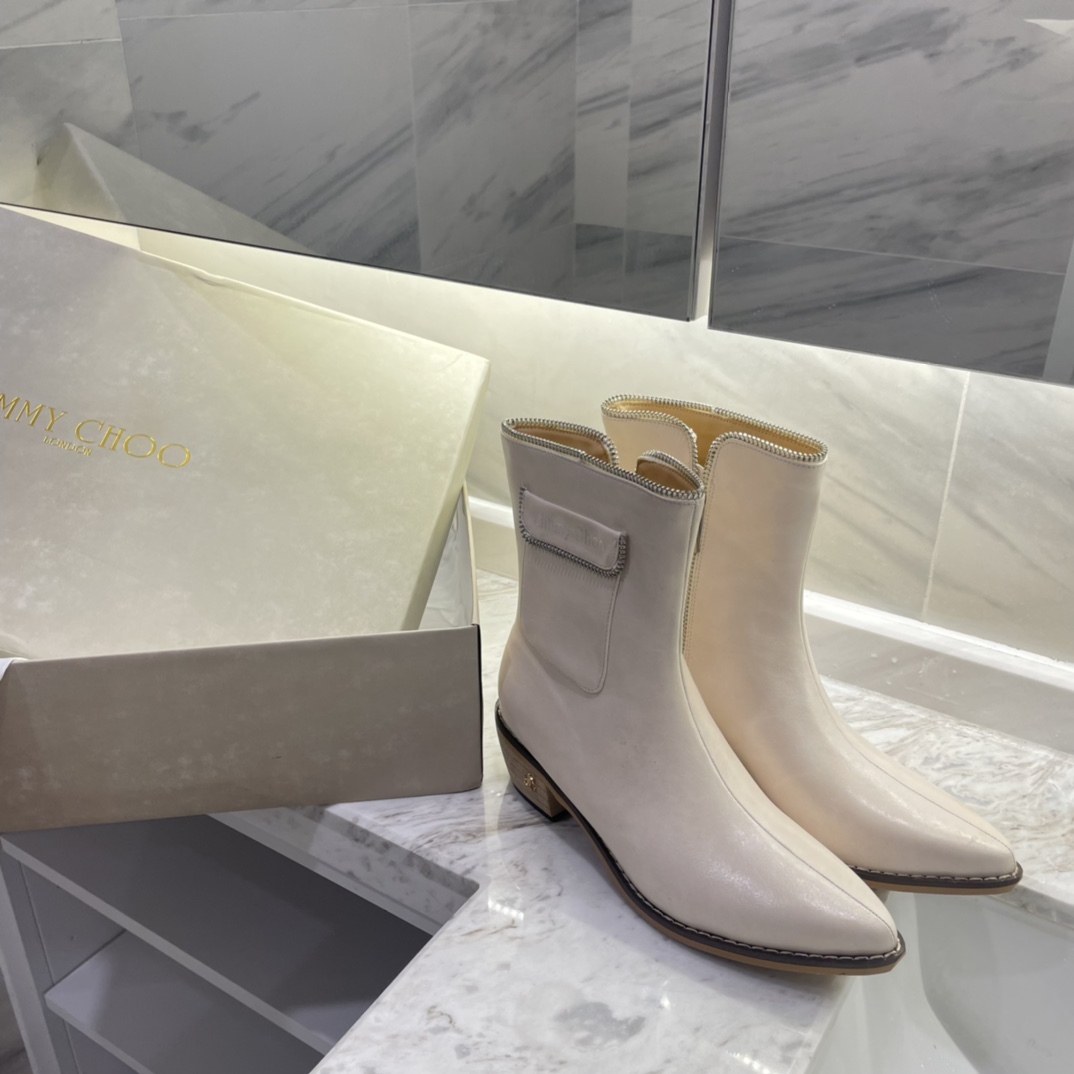 Jimmy Choo new autumn winter zipper knee & ankle boots-Luxeon