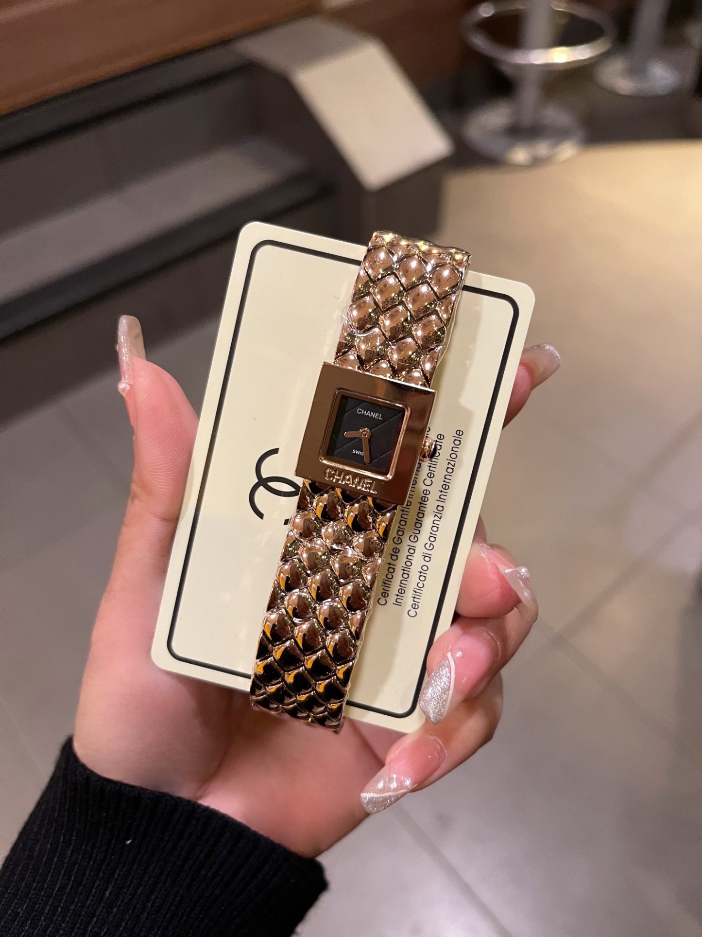 C style Women Wrist Watch Rose Gold-Luxeon