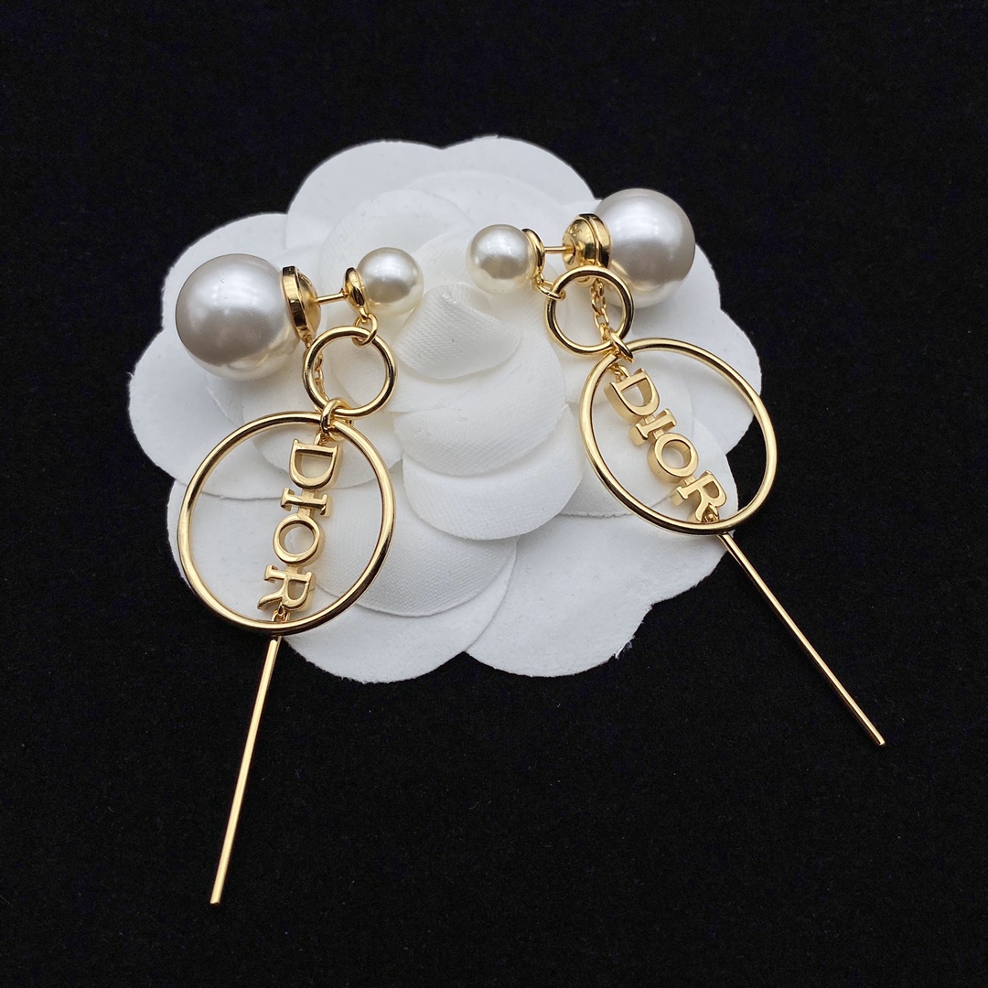 D style Fashion Tassel Ring Earrings-Luxeon