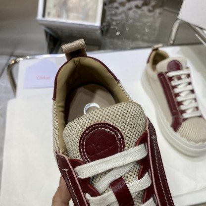 Chloe autumn new canvas flats casual shoes-Luxeon