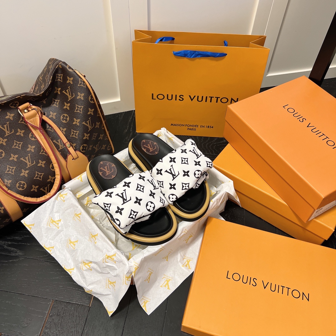 L style new print slippers-Luxeon