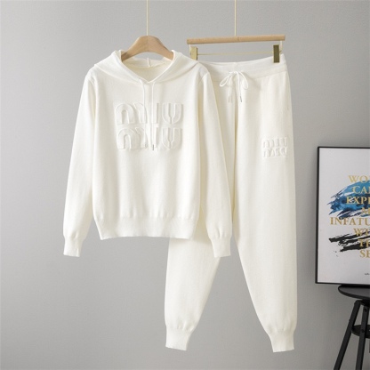 Casual sports hoodie set