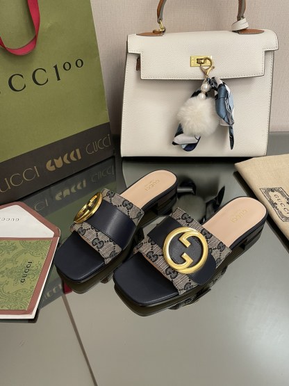 G style Double G flats sandals-Luxeon