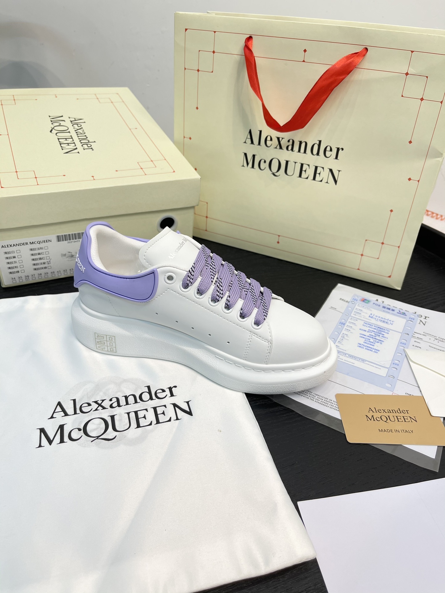 Alexander Mc QUEEN  women sneakers casual shoes-Luxeon