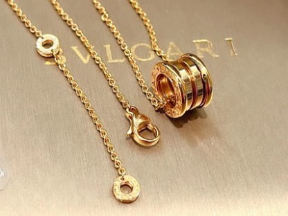 Bulgari Classic Sterling Silver S925 Complete Necklace-Luxeon