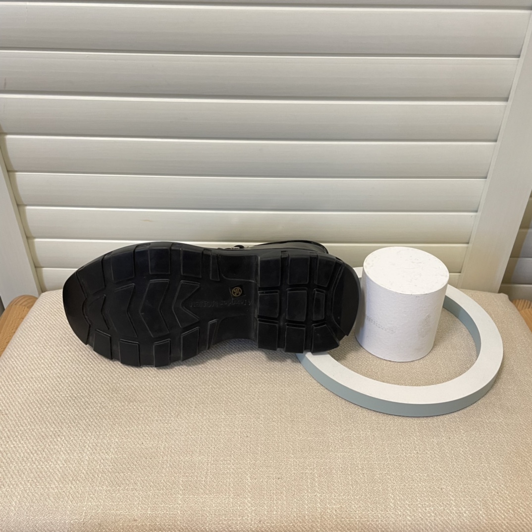 Alexander McQueen British style women rider short boots-Luxeon