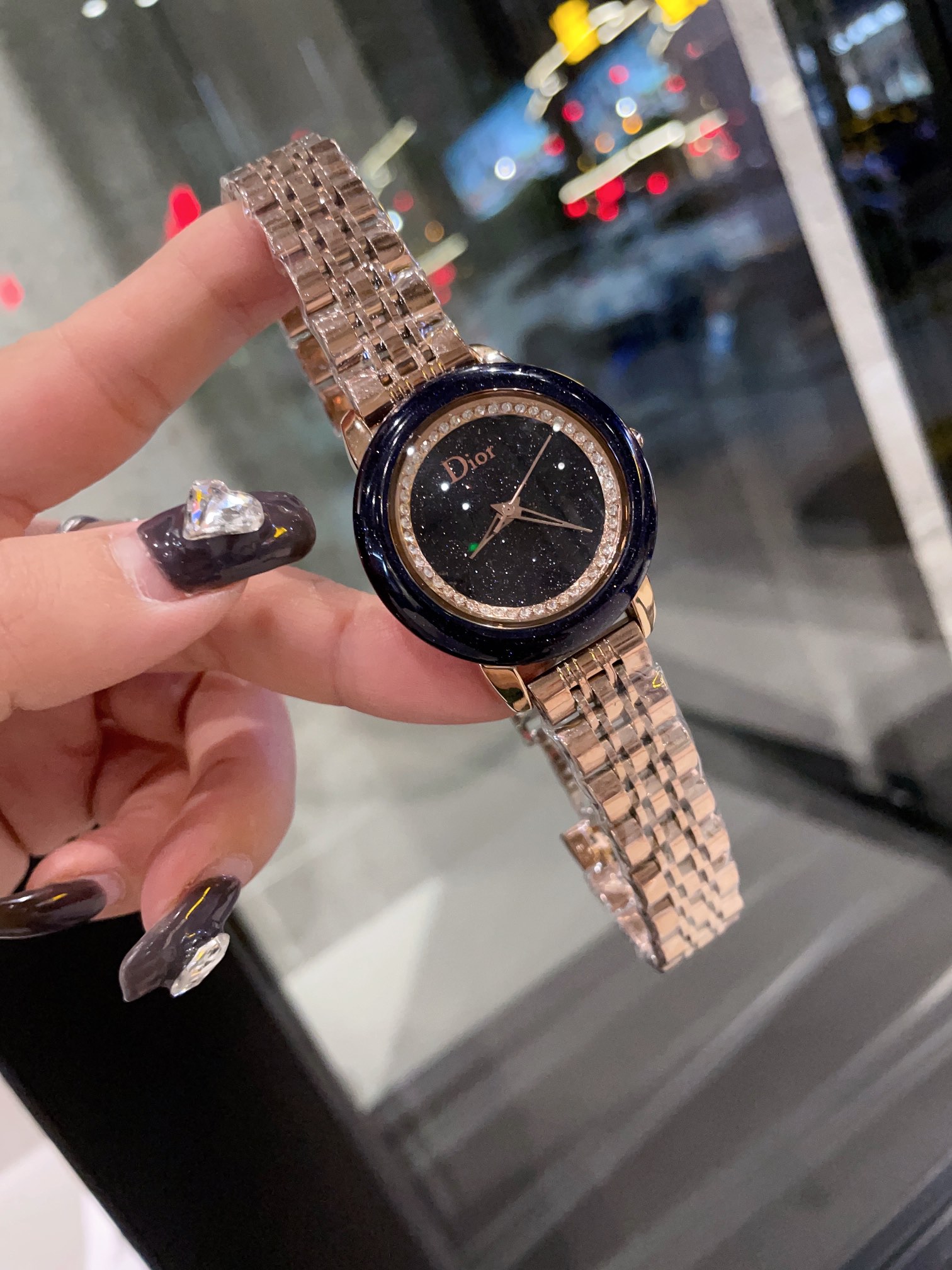 D style La D De D style Satine Series Watch Starry Sky Dial Elegance Exquisite-Luxeon