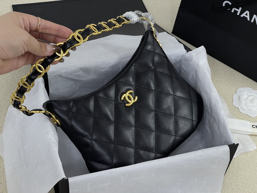 C style hobo vintage handbag-Luxeon