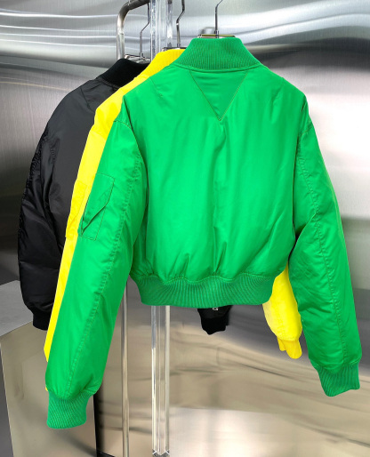 Bottega Veneta Solid Color Bomber jacket-Luxeon