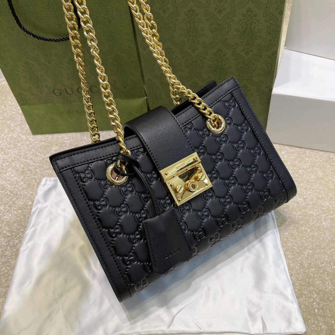 G style Flap single shoulder portable chain bag-Luxeon