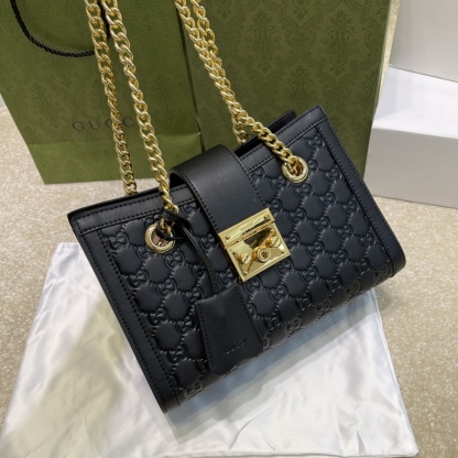 G style Flap single shoulder portable chain bag-Luxeon