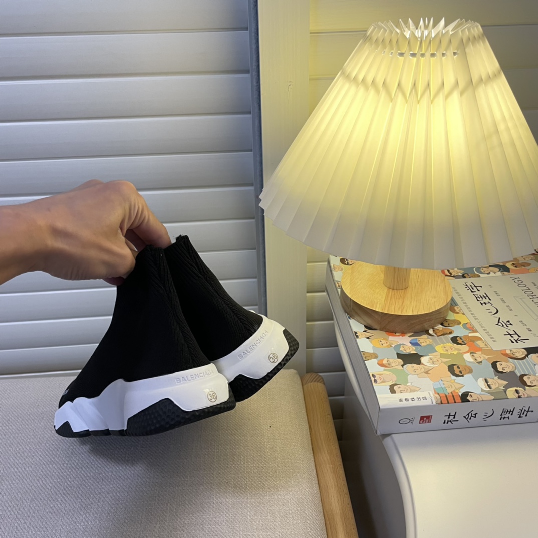 women knitted sock boots-Luxeon