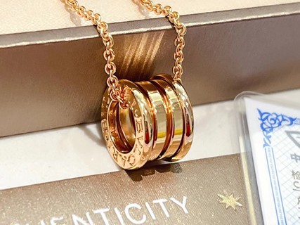 Bulgari Classic Sterling Silver S925 Complete Necklace-Luxeon