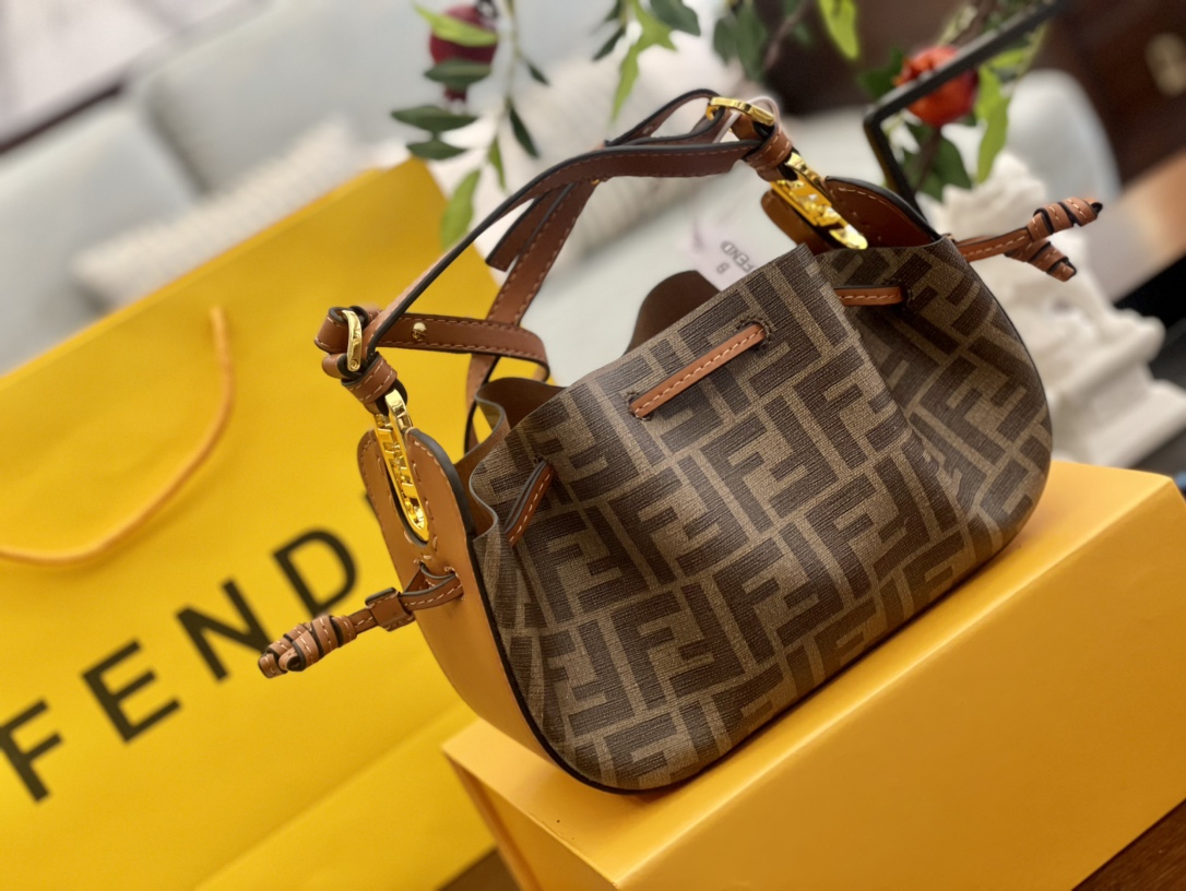 F style Handbags FF Printing-Luxeon