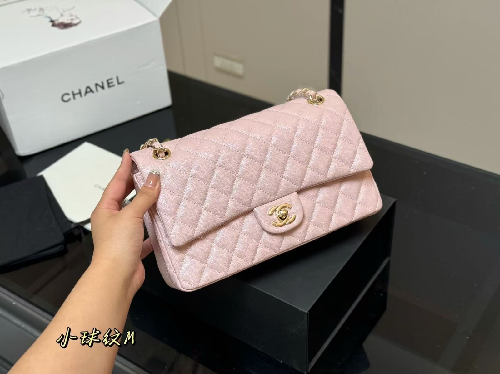 Small pom-pom tote bag