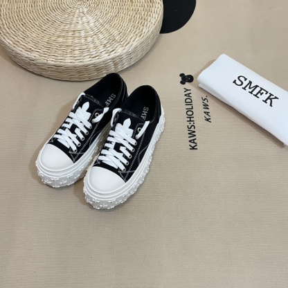 SMFK Tide Cross logo thick sole casual shoes-Luxeon
