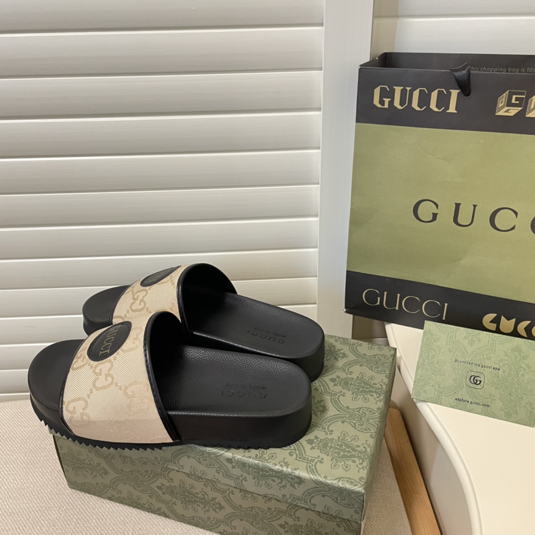 G style couple thick sole sandals-Luxeon