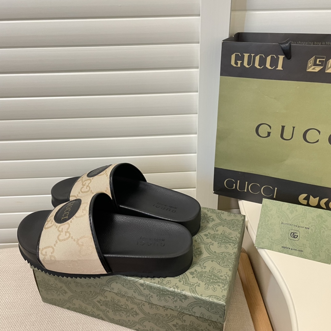 G style couple thick sole sandals-Luxeon