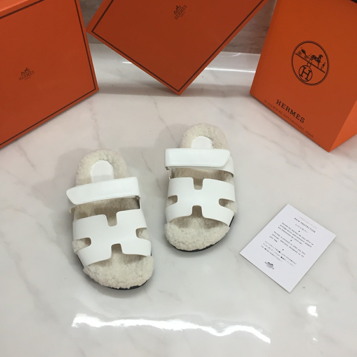 H style new winter wool slippers-Luxeon