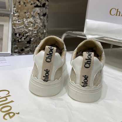 Chloe autumn new canvas flats casual shoes-Luxeon
