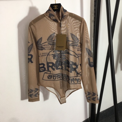 Burberry one-piece yoga wear-Luxeon