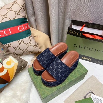 G style embroidered platform shoes-Luxeon