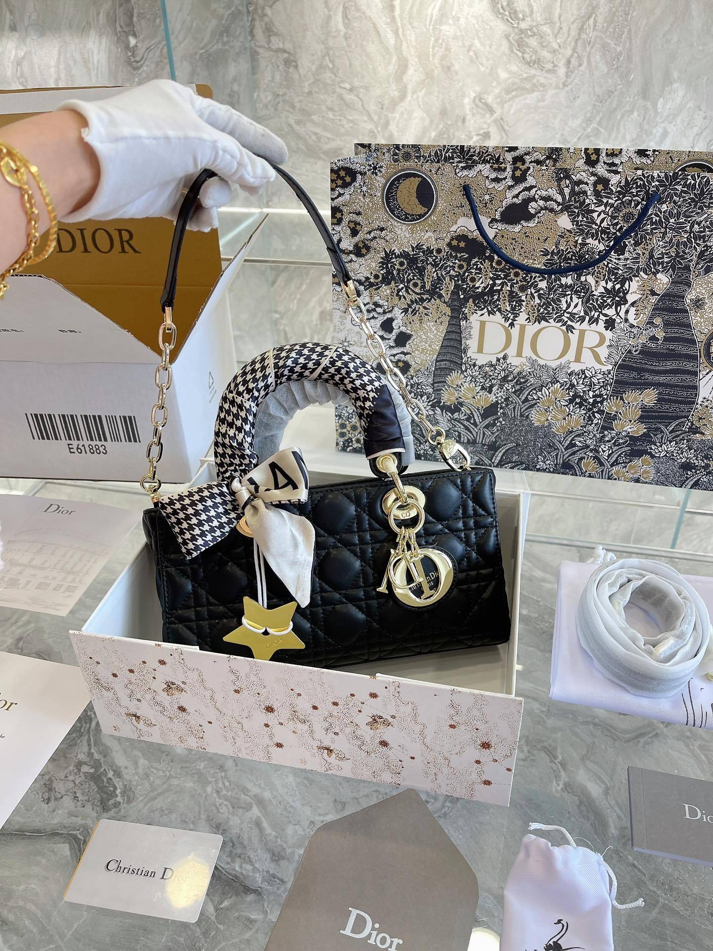 D style Lady D-joy Handbags-Luxeon